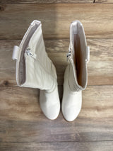 Lucky Top Tall Boots White sz 10c