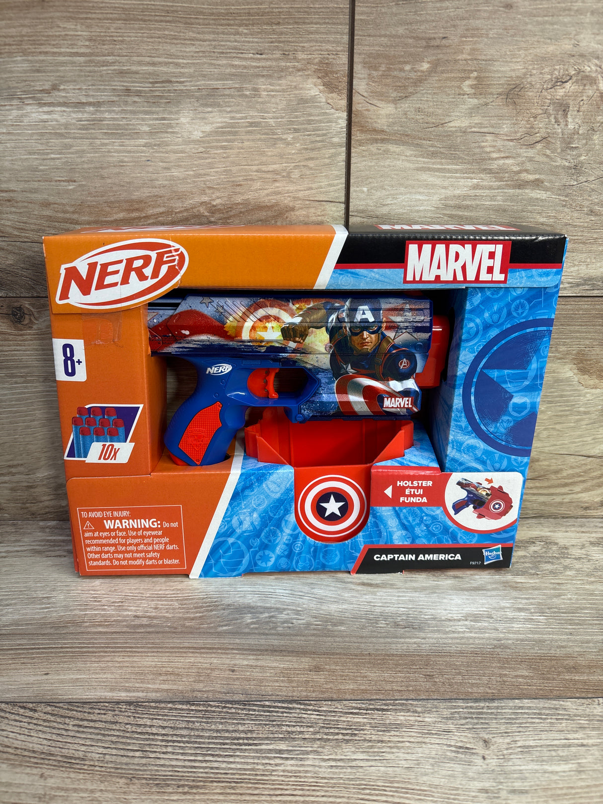 NEW Nerf Marvel Captain America Dart Blaster