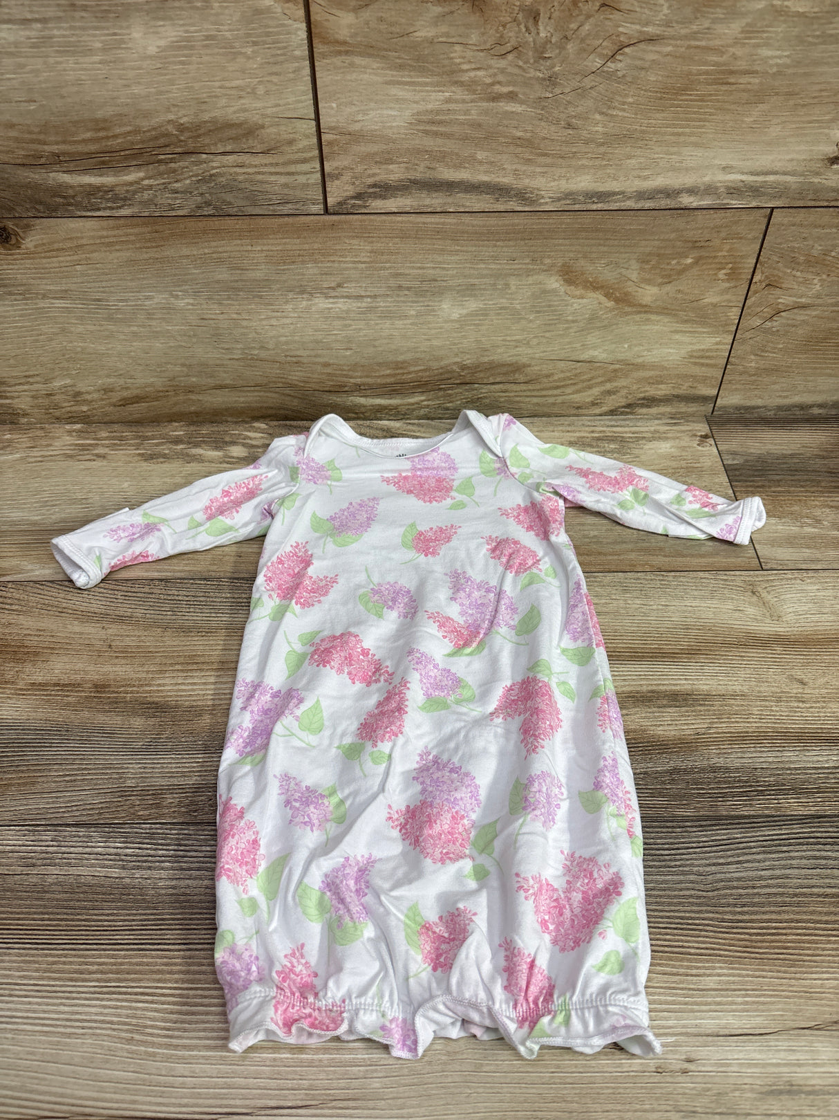 Little Me Floral Sleep Gown White sz 0-3m