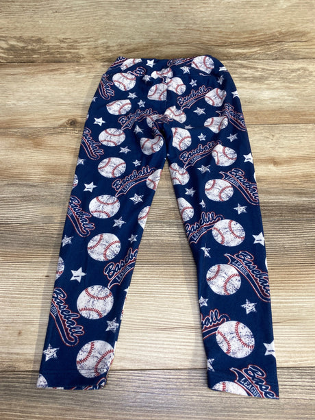 Charlies Project Baseball Leggings Blue sz 3-4T - Me n Mommy To Be