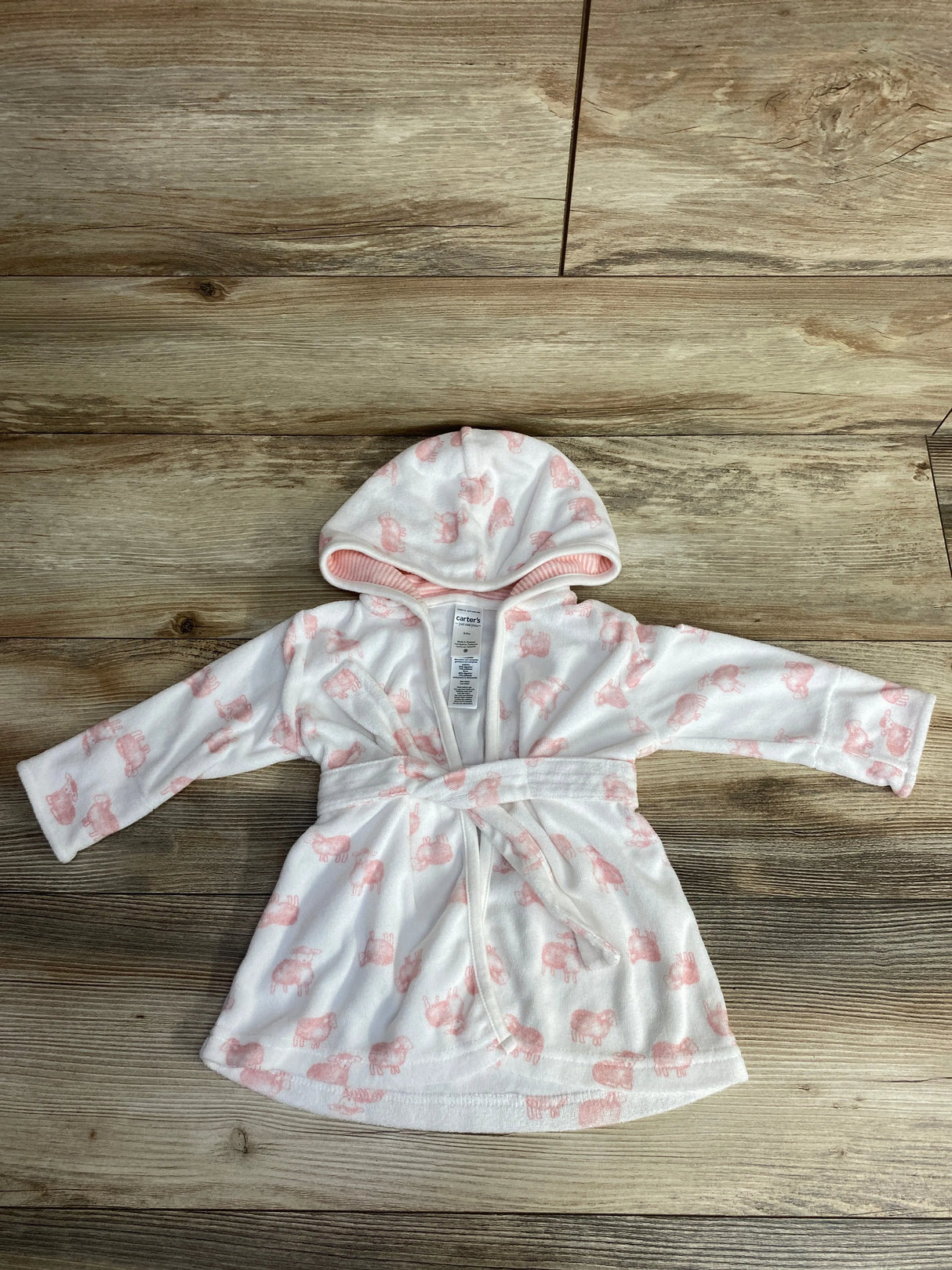 Just One You Sheep Print Robe White sz 0-9m