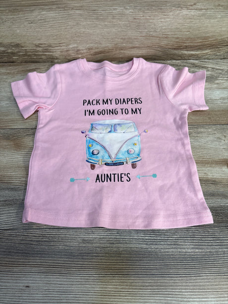 Pack My Diapers Shirt Pink sz 24m - Me n Mommy To Be
