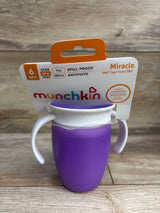 NEW Munchkin Miracle 360 Trainer Cup 7oz Purple