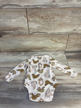 Old Navy Sloth Bodysuit Beige sz 6-12m