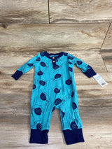 NEW Cat & Jack Snail Ribbed Coverall Blue sz 0-3m