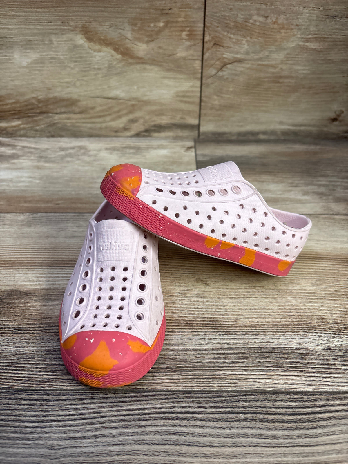 Native Jefferson Slip On Shoes Pink sz 8c