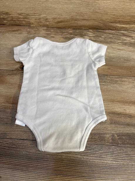 Bitsy Dad Proof Bodysuit White sz 6m - Me n Mommy To Be