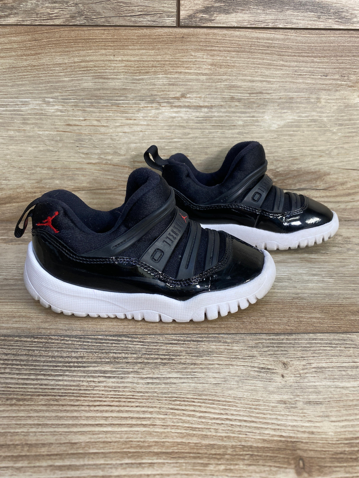 Air Jordan 11 Retro Little Flex TD 'Black' Sneakers sz 8c