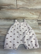 Gauze Tank Shortie Romper Brown sz 9-12m