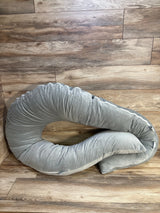 Queen Rose Classic U-Shaped Pregnancy Pillow, Grey