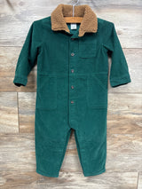 Carter's Sherpa Collar Corduroy Coverall Green sz 18m