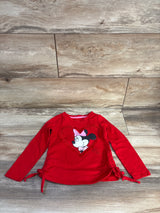 Disney Minnie Mouse Heart Shirt Red sz 4T