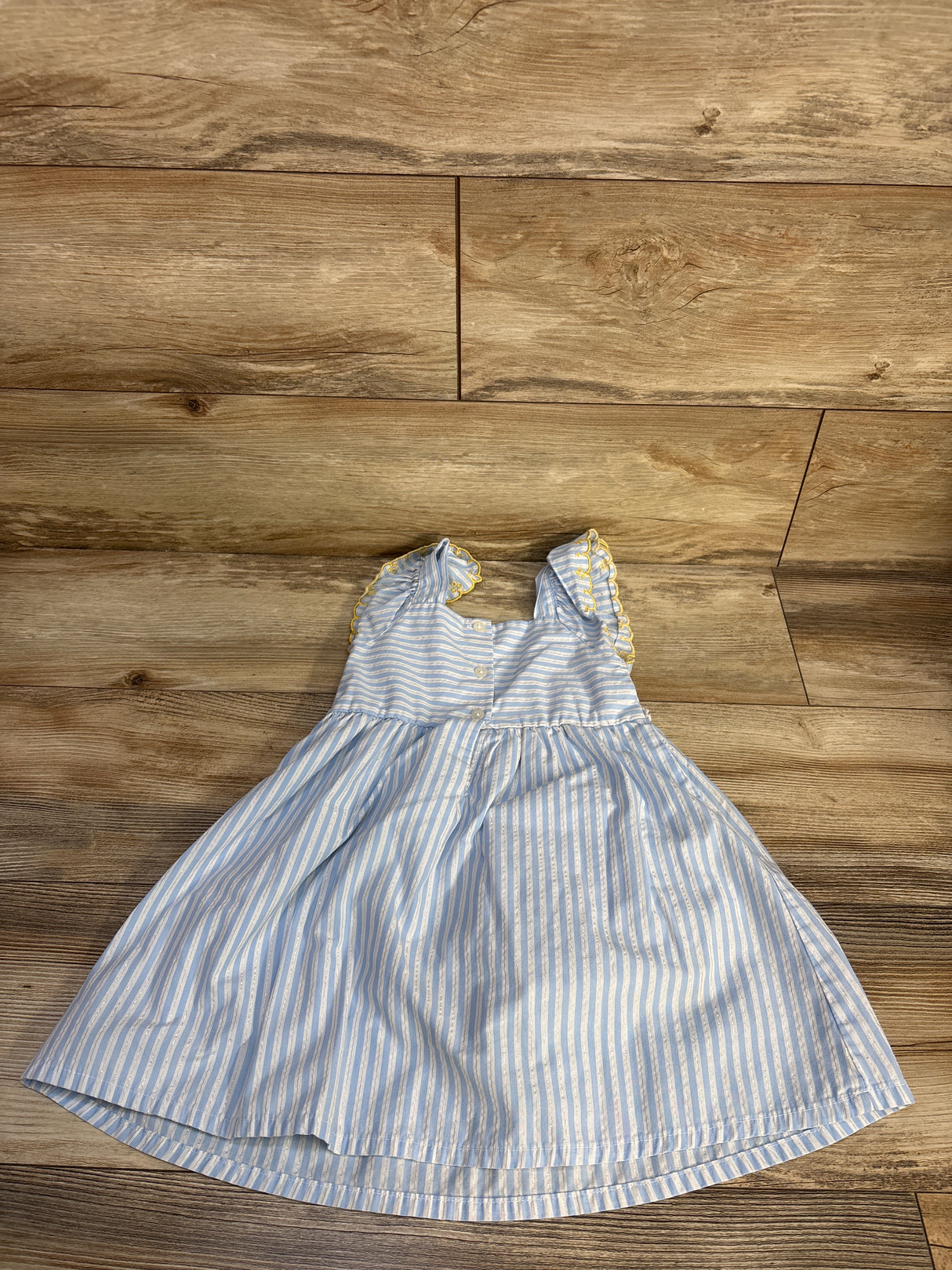 Member's Mark Woven Striped Dress Blue sz 4T