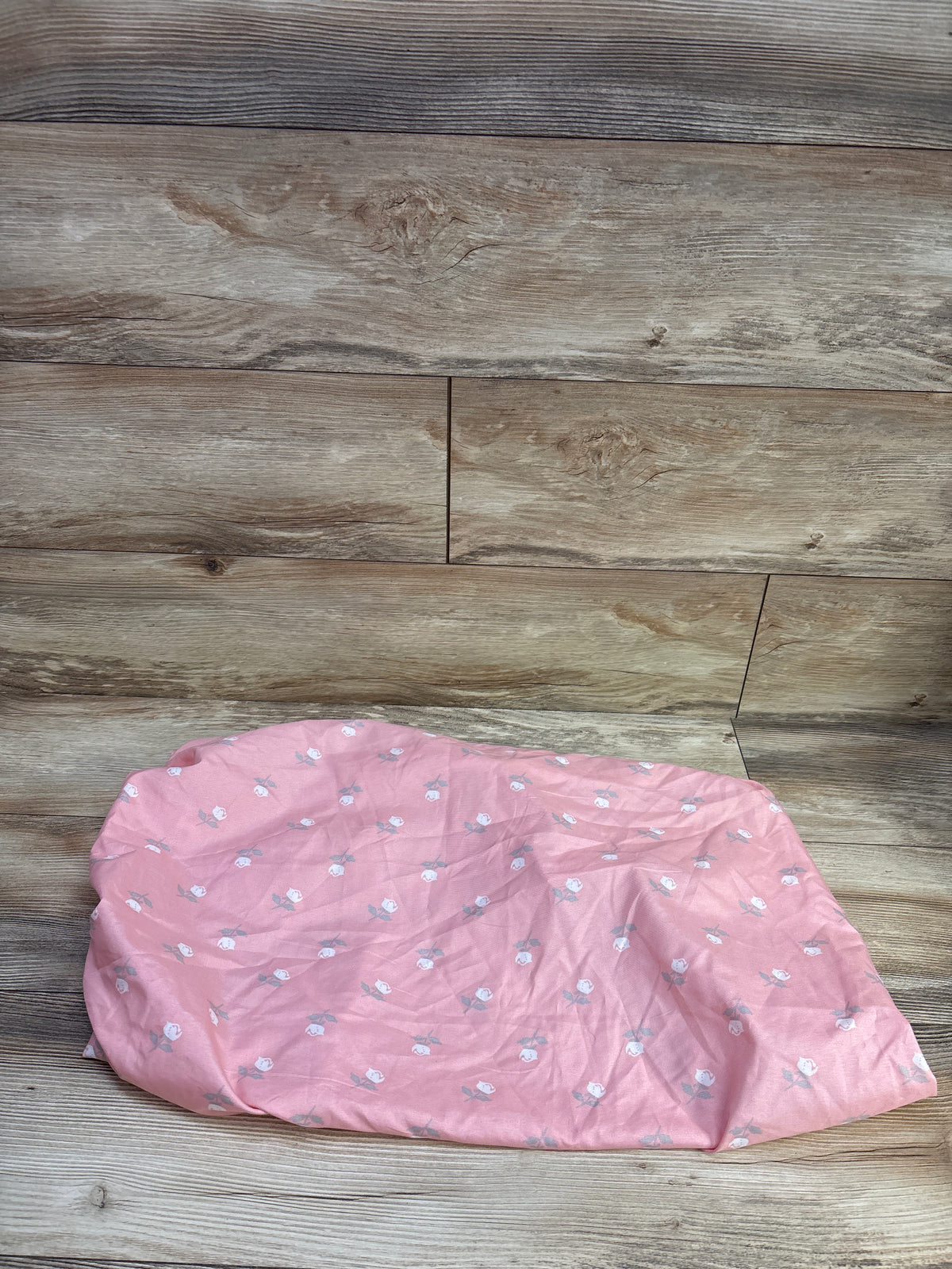 The Peanutshell Fitted Mini Crib/Playard Sheet Pink ~38x27.5''