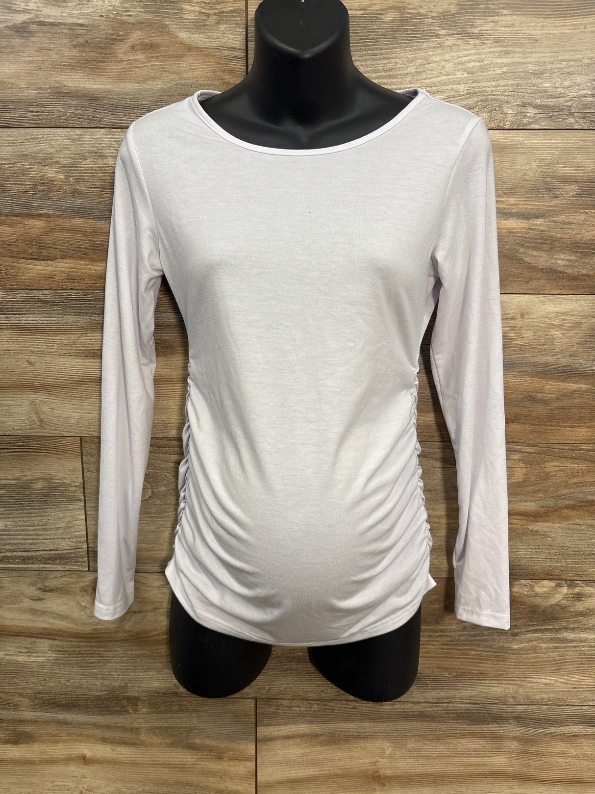 Bhome Maternity Ruched Shirt White sz Small