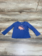 Carter's Floral Shirt Blue sz 2T