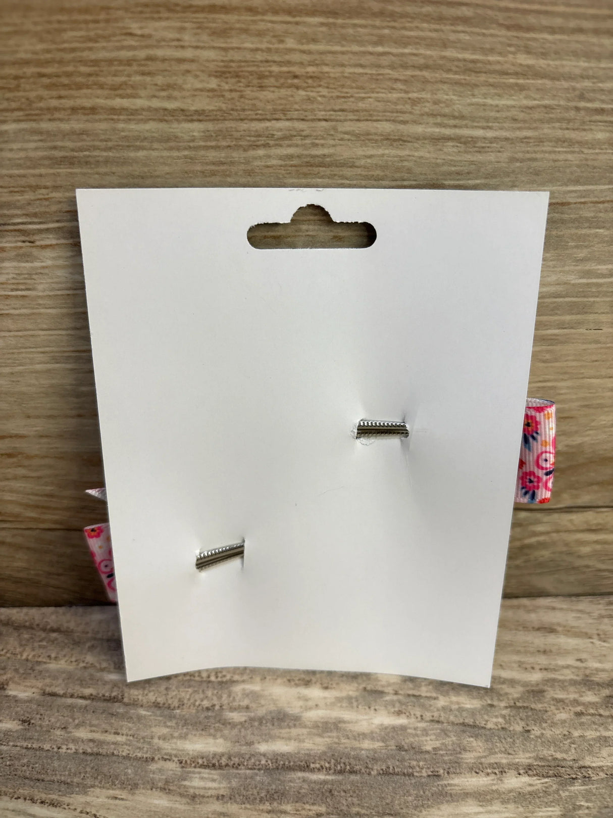 NEW Fanned Out Hair Bows, Pink Butterfly 2pk