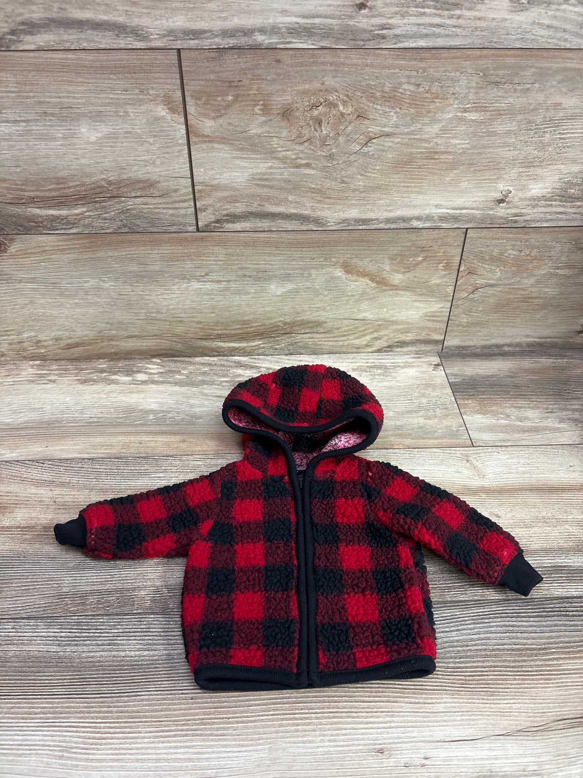 Just One You Sherpa Jacket Red sz Newborn