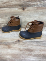 Sperry Port Duck Boot Brown/Blue Sz 6c