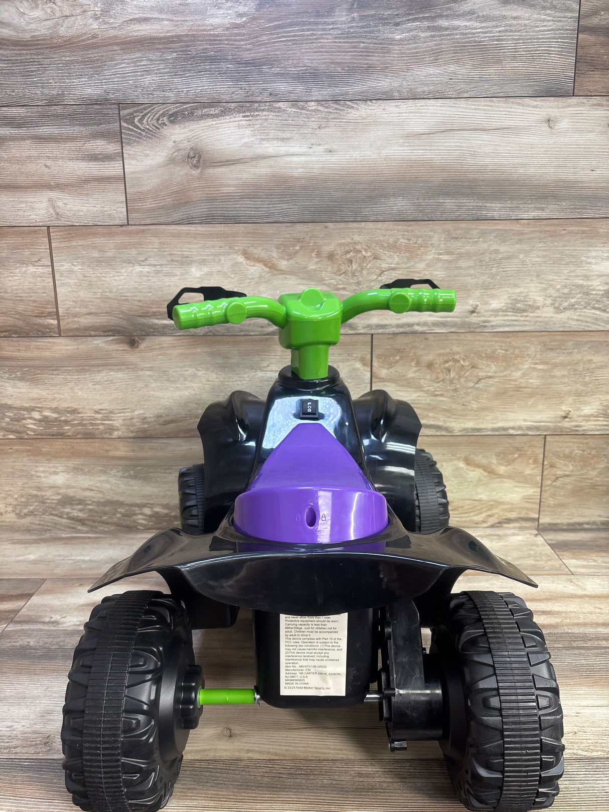 Grave Digger 6V Battery-Powered Monster Truck Quad