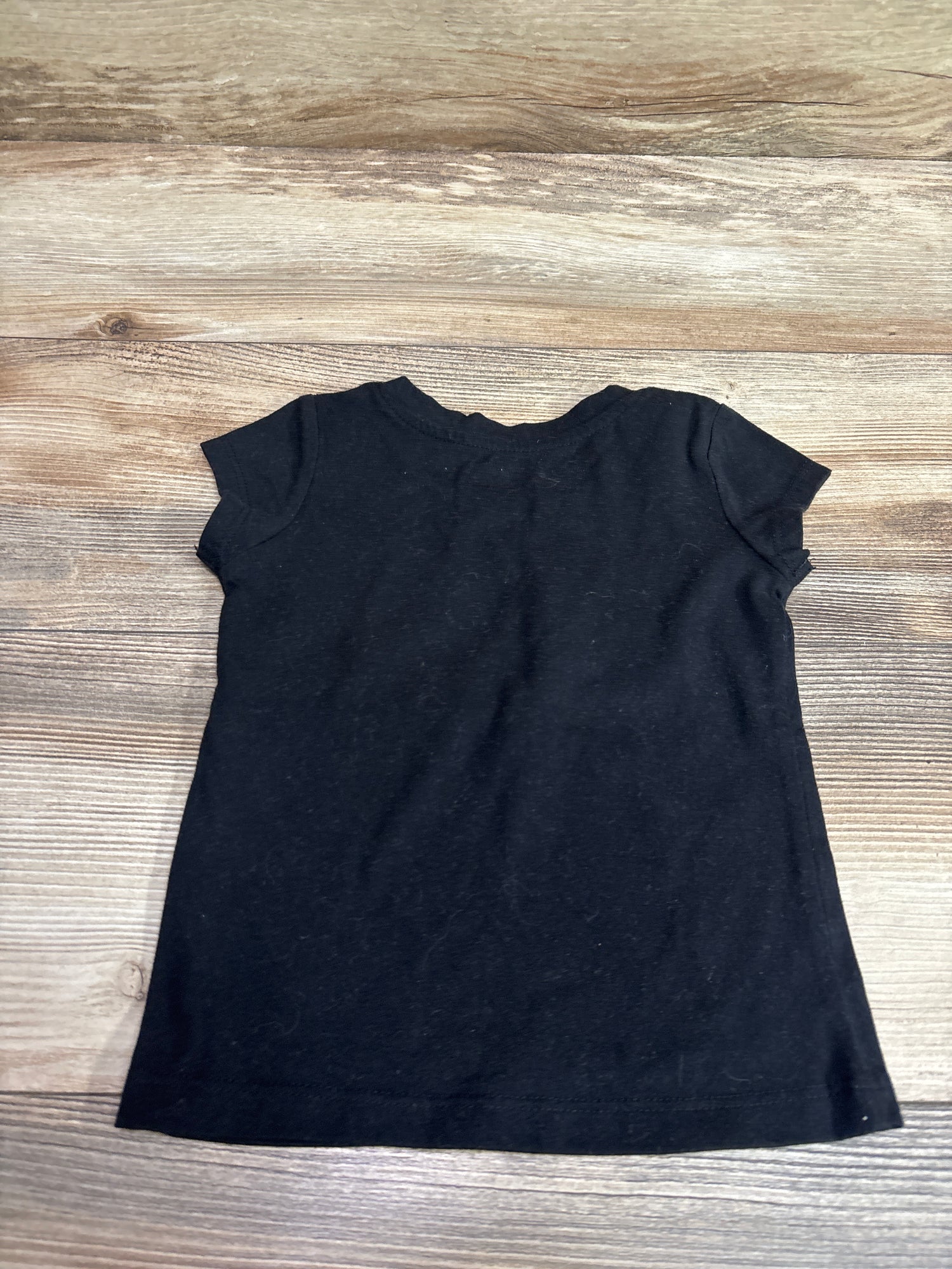 French Toast Pleated Neckline Shirt Black sz 3T