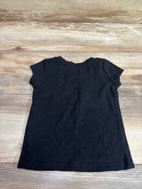 French Toast Pleated Neckline Shirt Black sz 3T