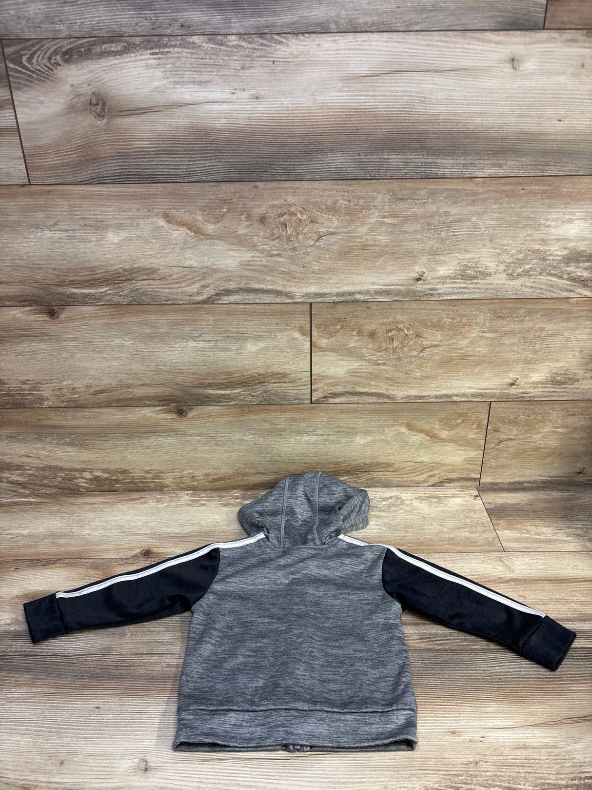 Adidas Full Zip Hooded Jacket Grey sz 2T