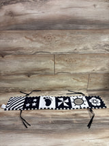 Thremhoo Black and White High Contrast Tummy Time Soft Crinkle Book