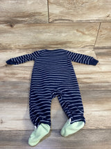 Carter's Striped Blanket Sleeper Navy sz 6m