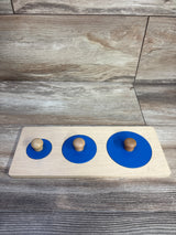 Wooden Peg Puzzle 3pc