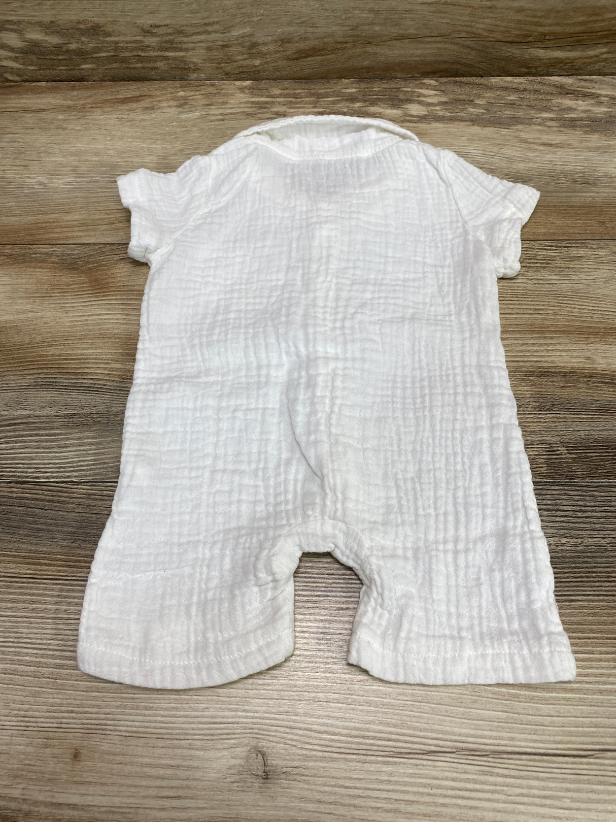 Muslin Shortie Romper White sz 3m