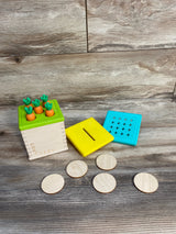 Lovevery Wooden Coin Bank with Carrot Lid