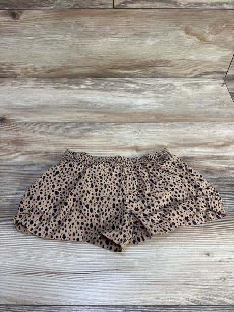 Okie Dokie Leopard Print Pull On Shorts Brown sz 4T - Me n Mommy To Be