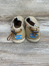 Toms Natural Burlap Bimini Shoes Sz 10.5c