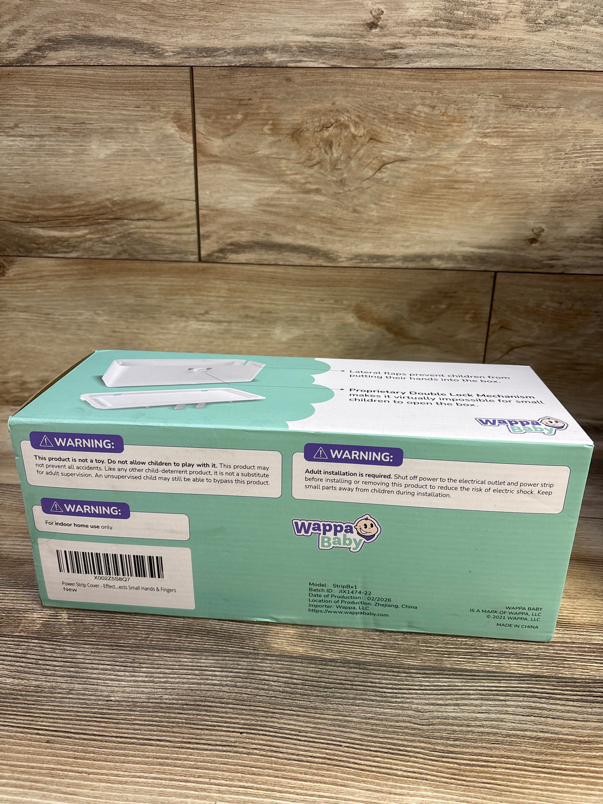 NEW Wappa Baby Power Strip Cover Box