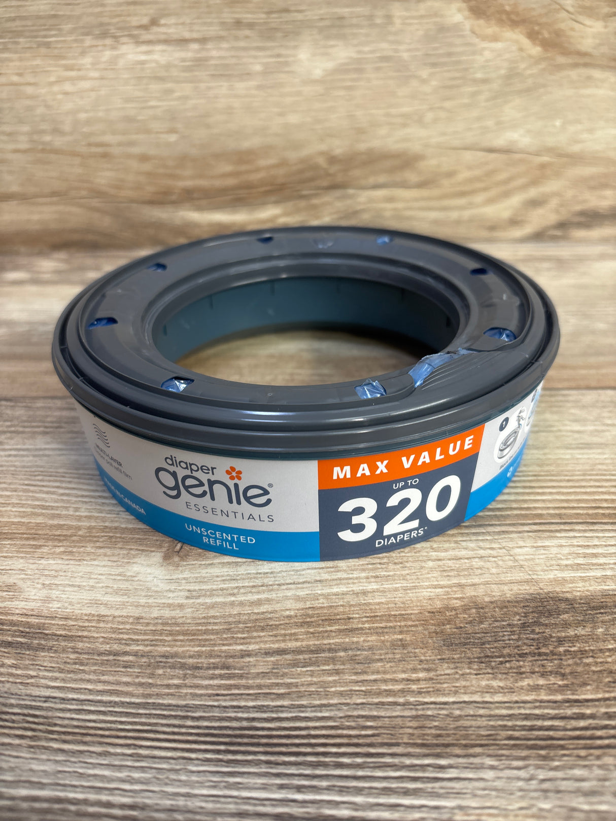 NEW Diaper Genie Unscented Round Refill - Up To 320
