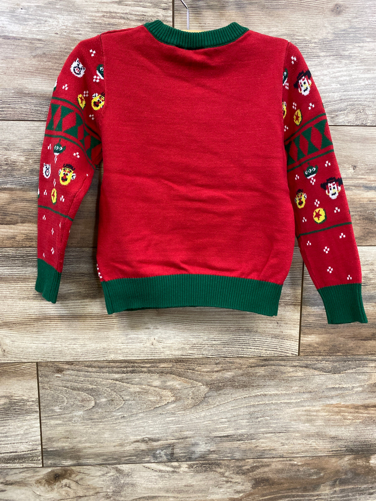 Toy Story Merry Rex-Mas Ugly Christmas Sweater Red sz 4T