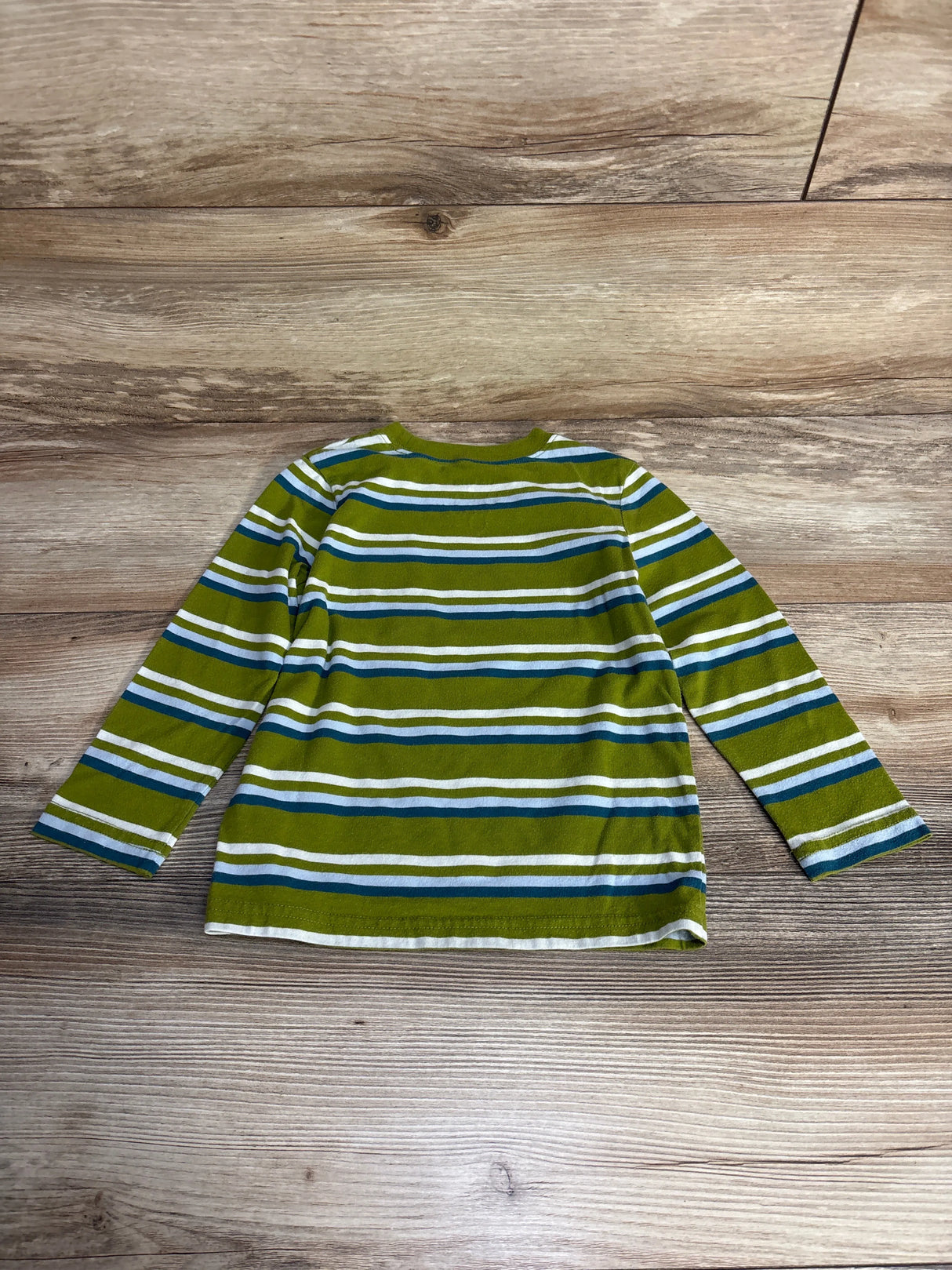 Okie Dokie Striped Shirt Green sz 3T - Me n Mommy To Be