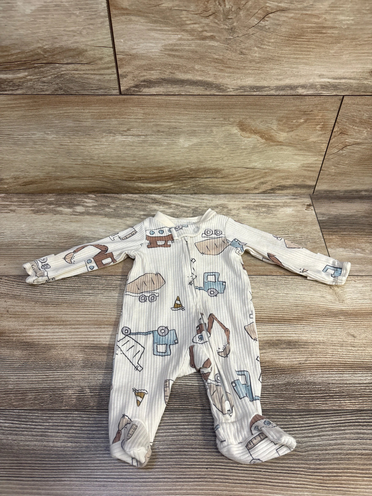 Carter's Ribbed Sleeper Ivory sz Preemie
