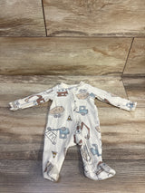 Carter's Ribbed Sleeper Ivory sz Preemie