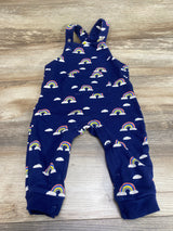 Baby Boden Rainbow Overalls Navy sz 12-18m