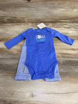 NEW Just One You 2pc Some Bunny Bodysuit & Pants Blue sz 3m