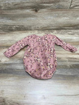 Old Navy Floral Smocked Romper Pink sz 6-12m - Me n Mommy To Be