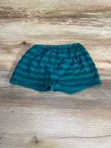 Cat & Jack Terry Cloth Striped Shorts Green sz 18m