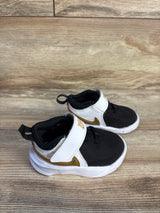 Nike Team Hustle TD 'Black White Metallic Gold D 10 sz 5c