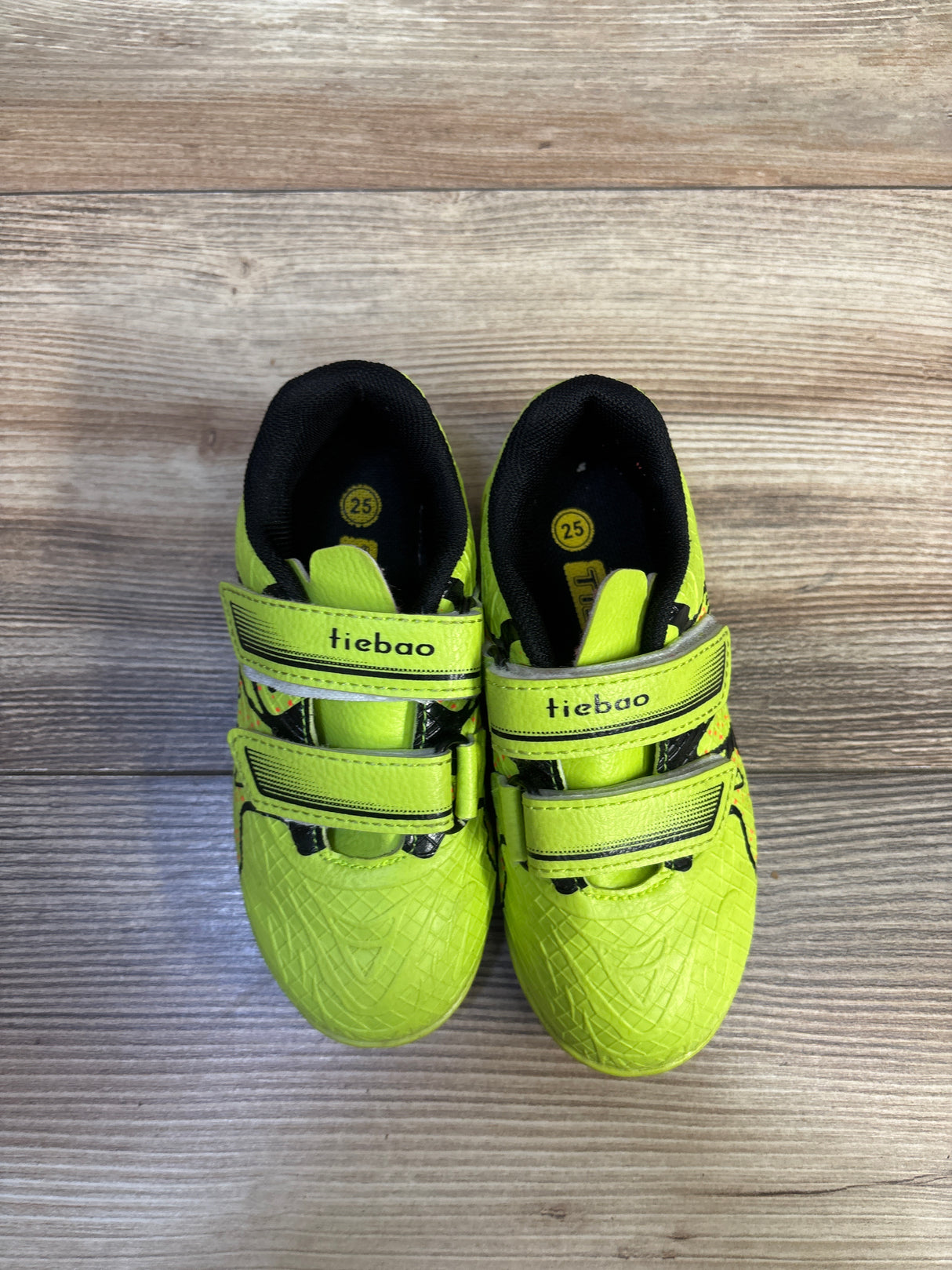 Tiebao Soccer Cleats Lime Green sz 8c