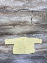 NEW Handmade Knit Cardigan Yellow sz 0-6m