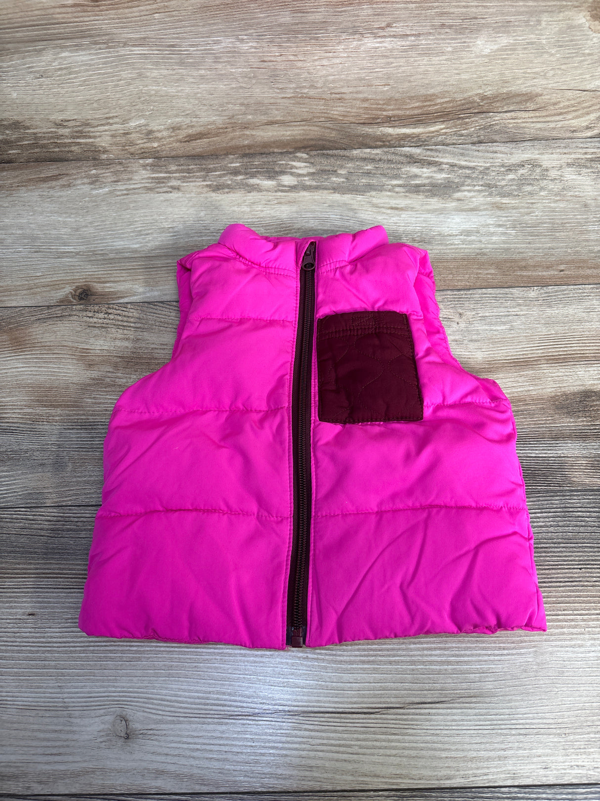 Cat & Jack Quilted Puffer Vest Pink sz 18m