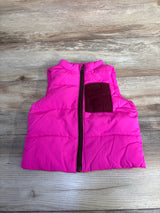 Cat & Jack Quilted Puffer Vest Pink sz 18m