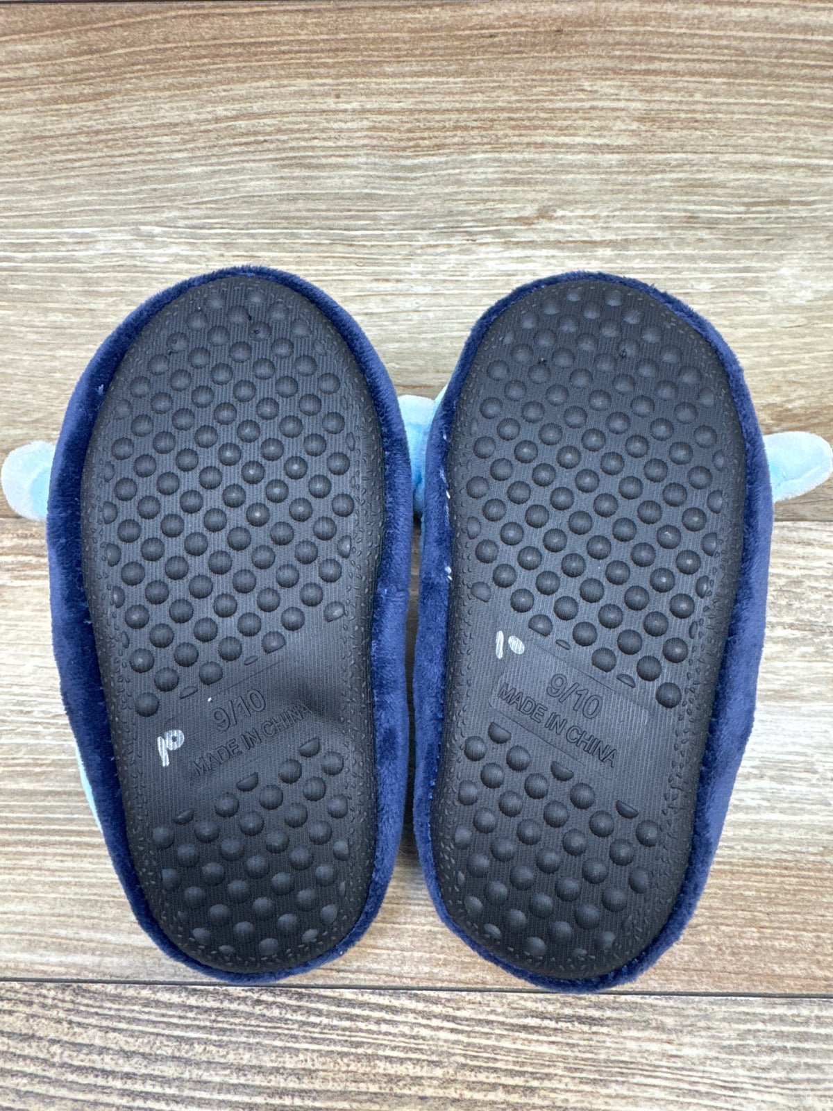 Bluey 3D Head Slippers Blue sz 9/10c